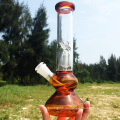 Fantastische neue Orange Kürbis Glas Wasser Rauchen Pfeifen (ES-GD-270)